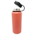 thumbnail image 5 of 32 oz Double Wall 18/8 Pro-Grade Stainless Vacuum Sealed Big Mouth Water Bottle with Leak-Proof Black Stay-On Cap | Great For Alkaline Water Storage - Red, 5 of 8