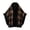 Coffee, variant on Women's Loose Batwing Cape Shawl Wrap, Thickened Cozy Collar Warm Casual Outerwear for Multiple Occasions Coffee Free Size