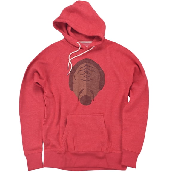 Star Trek The Next Gen Klingon Official Premium Ultrasoft Tri-Blend Hoodie (2X-Large) Red