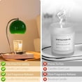 thumbnail image 2 of WARMCITY Candle Melting Lamp, Wide Base Scented Candle Warmer Lamp with Timer and Dimmer, Adjustable Candle Melting Lattern, Home Decor Table Lamp (Green), 2 of 7