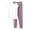 Z2 Purple, variant on Erwazi Women's Modal Solid Loose Crew Neck Short Sleeve Tee and Elastic Waist Pants with Pocket Casual 2 Piece Pajama Set