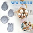 thumbnail image 3 of Mini Tool Set, Cookie Fondant Stampers 4-Piece Set Easter Day Cake Cookie Set Tools Hand Tool Set, 3 of 9