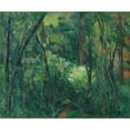 thumbnail image 3 of Paul Cézanne 17x15 Black Modern Framed Museum Art Print Titled - Interior of a Forest (1880 - 1890), 3 of 5
