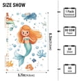 thumbnail image 3 of Ckdifva Cartoon Mermaid A5 Ring Binder Notebook Journey Note Diary College Ruled Study 60 Pages, 3 of 8