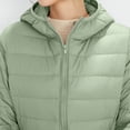 thumbnail image 4 of Herrnalise Jackets For Women Casual Solid Jacket Outdoor Plus Size Windproof Loose Coat Shackets For Women 2024 fall Green,XXL, 4 of 8