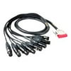 Mogami Gold - Audio cable - DB-25 male to XLR female - 5 ft - shielded - black - thumbscrews