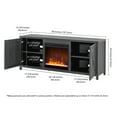 thumbnail image 3 of Evelyn&Zoe Granger Rectangular TV Stand with Crystal Fireplace for TV's up to 65", Charcoal Gray, 3 of 11