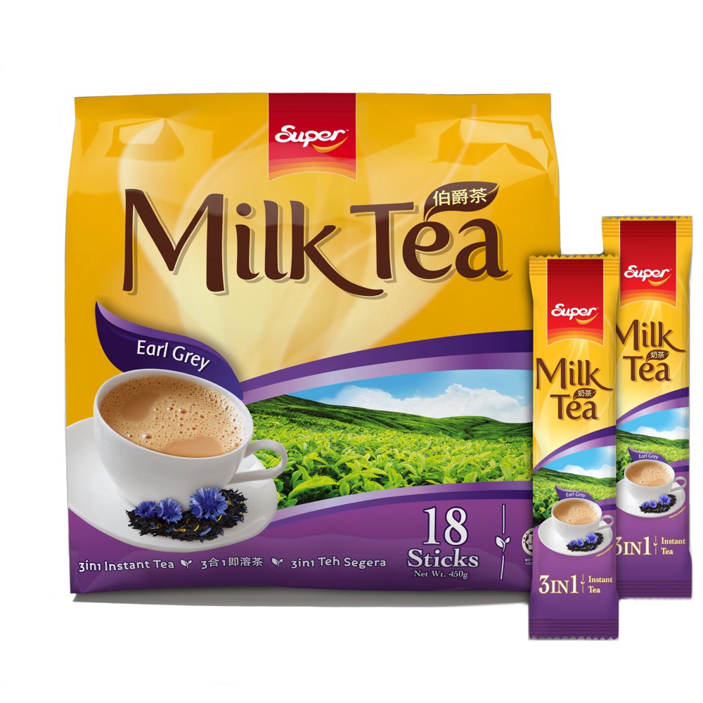 (2 Pack) Super Instant Earl Grey Milk Tea