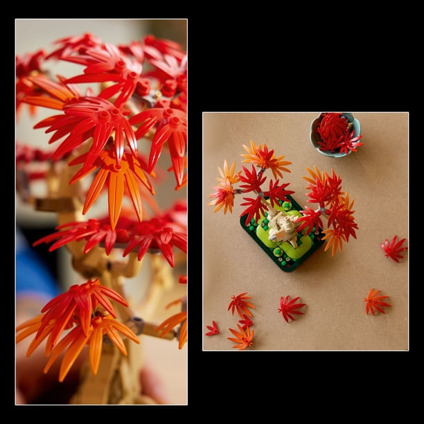 LEGO Botanicals Japanese Red Maple Bonsai Tree Building Kit For