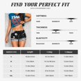 thumbnail image 3 of KLL Cosmic Landscape Celestial Art Pattern Workout Shorts for Women Scrunch Short Gym Yoga Running Sport Active Exercise Fitness Shorts, 3 of 5