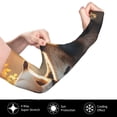 thumbnail image 2 of Bingfone Farmers Gardening Sleeves Sun Protection Arm Cooling Sleeves for Women Men with Thumb Hole - Maple Forest Panda, 2 of 7