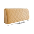 thumbnail image 3 of YiJuHui Stretchable Headboard Cover Elastic Soft Padded Protector for Bed Frame - Full Wrap Dustproof Quilted Noise Reduction Head Guard, Machine Washable Fade Resistant Fabric for Bedroom Decor, 3 of 6