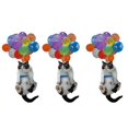 thumbnail image 1 of Adorno colgante de coche con forma de gato, divertido y bonito, con decoración colgante de globos coloridos, 1 of 1