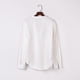 thumbnail image 5 of Camisa informal de algodón y lino con cuello en V y color sólido para mujer Pompotops  FGAJ13432, 5 of 9