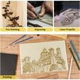 thumbnail image 4 of 15Pcs Wooden Panels for Crafts, 300x200x2mm Balsa Wood, Blank DIY Wooden Board, 4 of 5