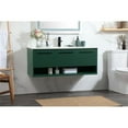 thumbnail image 2 of 48 inch single bathroom vanity in green, 2 of 8