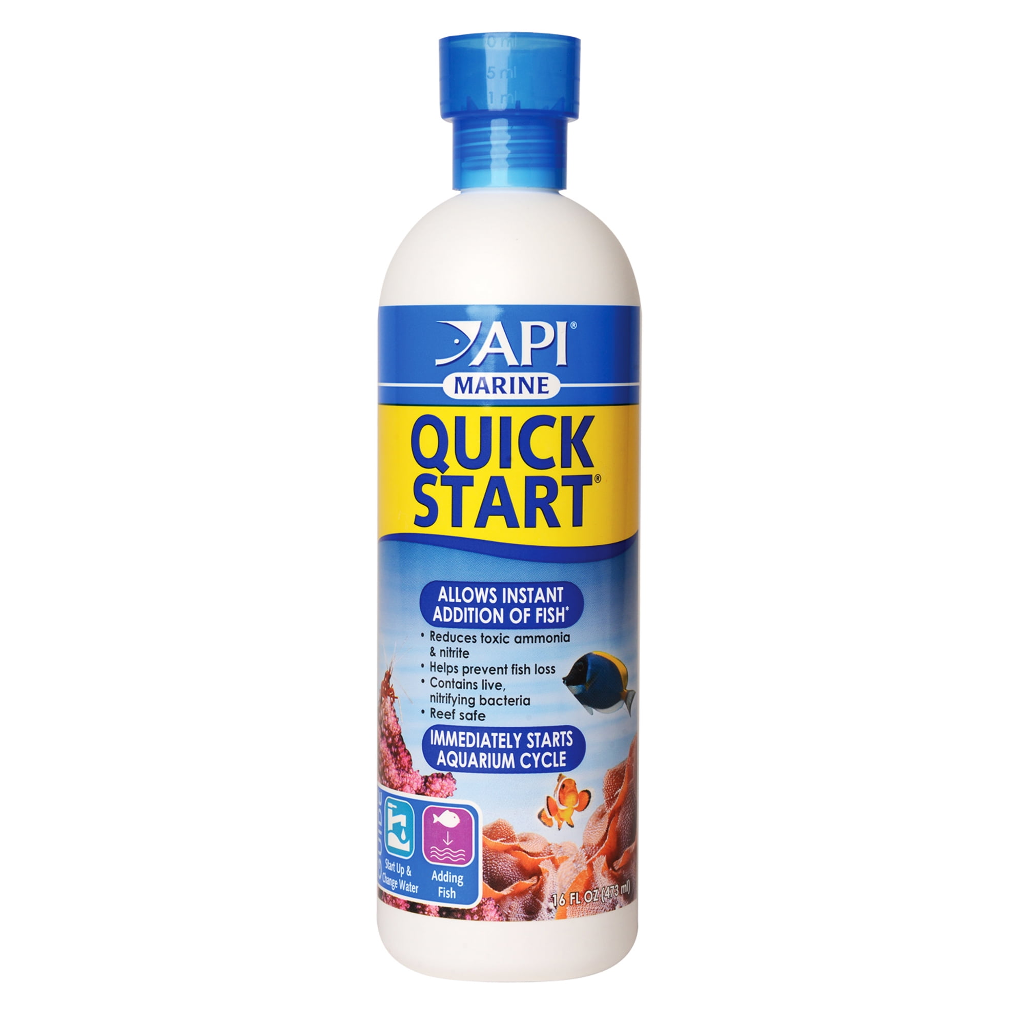 API Marine Quick Start, Saltwater And Reef Aquarium Nitrifying Bacteria