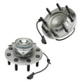 thumbnail image 6 of Detroit Axle - 2WD Front Brake Kit for 2003 2004 2005 Dodge Ram 2500 3500 Brake Rotors Ceramic Brakes Pads Wheel Bearing Hubs Assembly Replacement [13.91 inch Front Rotor], 6 of 9