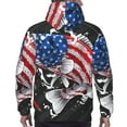 thumbnail image 7 of Wukai Largemouth Bass Fish in USA Print Men Hoodies Fleece Sweatshirts Long Sleeve Sweaters Pullover Fall Outfits Winter Clothes-3X-Large, 7 of 7