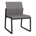 thumbnail image 1 of Fauteuil d'Appoint Sans Accoudoirs pour Réception Gansett / Acier Noir / Gris Pâle, 1 of 5