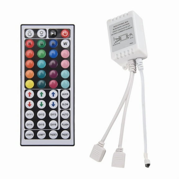 DC12V RGB LED Controller 44 Keys Remote Control RGB Control Box IR Light Strip Controller for 2835 5050 RGB Light Strip