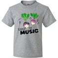 thumbnail image 3 of Inktastic Turnip the Music Partying Vegetables Youth T-Shirt, 3 of 5