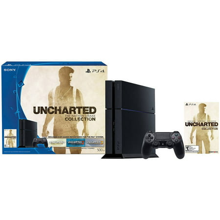 Sony PlayStation 4 - Uncharted: The Nathan Drake Collection Bundle - game console - 500 GB HDD - jet (Playstation 4 Best Offers)