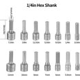 thumbnail image 2 of 14pcs Socket Driver Set Hex Drill Bit Sets Impact Wrench Metric Socket Adapter, 2 of 5