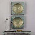 thumbnail image 4 of Uttermost Sybil Contemporary Metal Wall Panel in Antique Gold (Set of 2), 4 of 4