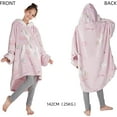 thumbnail image 2 of Winthome Oversized Blanket Hoodie Flannel Wearable Blanket Sweatshirt(Unicorn) for Unisex Kids, 2 of 7