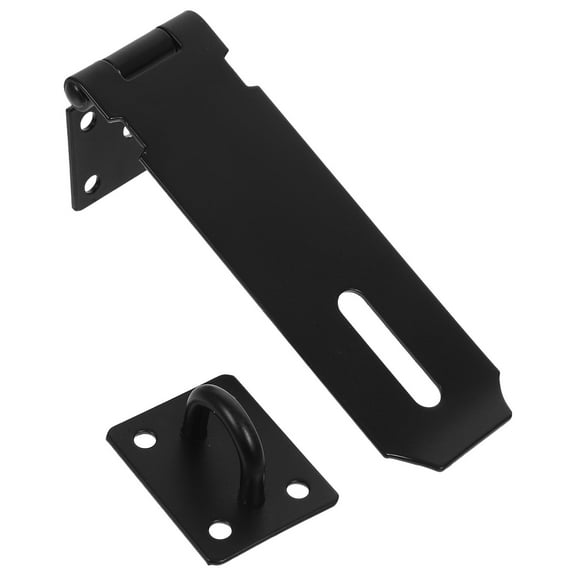 FRCOLOR 1 Set Door Security Hasp Heavy Duty Gate Lock Hasp Stainless Steel Padlock Hasp