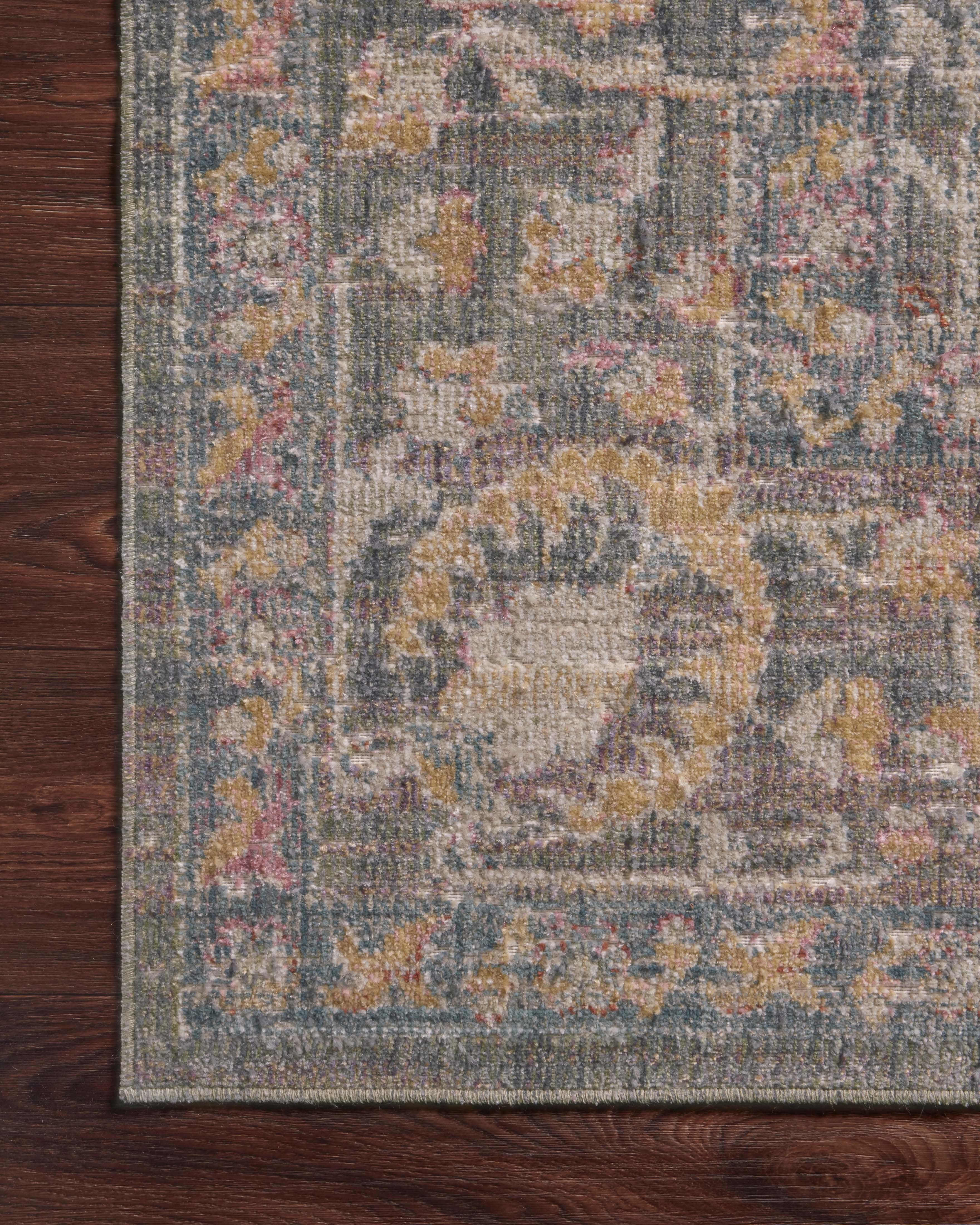 Chris Loves Julia x Loloi Rosemarie Stone/Multi 11'-6" x 15'-6" Area Rug