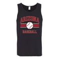 thumbnail image 2 of Wild Bobby City of Arizona Baseball Fantasy Fan Sports Men's Tank Top, Black, Small, 2 of 6
