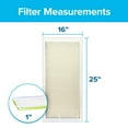 thumbnail image 4 of Filtrete™ Clean Living Dust Reduction Filter, MPR 600, 16 in x 25 in x 1 in, 2 per pack, 4 of 5