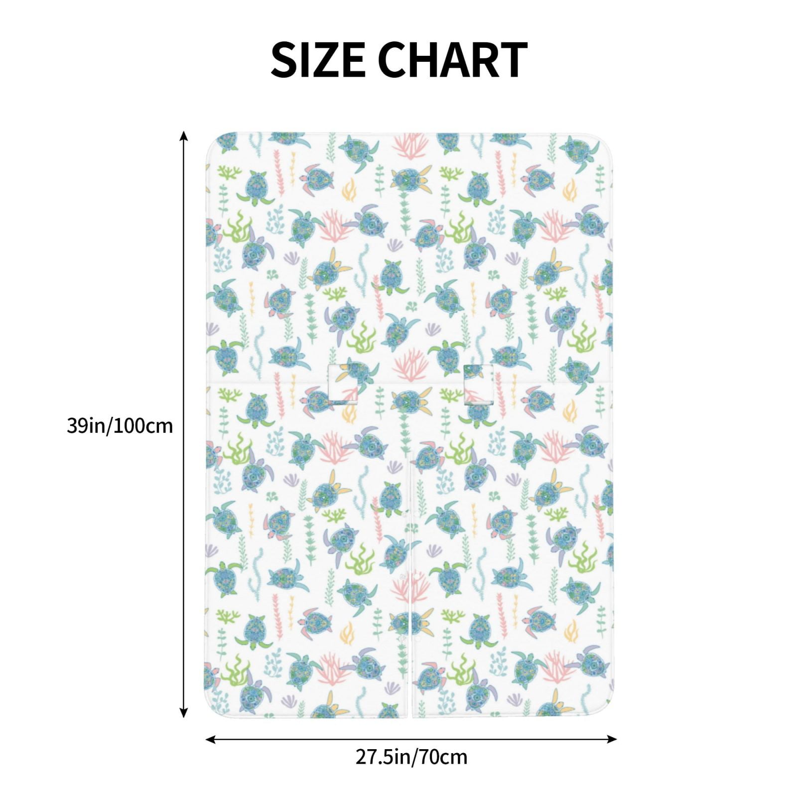 Naloa Sea Turtle Baby Car Seat Cover, Breathable Baby Carrier Cover, Multiuse Baby Carrier Cover & Nursing Breastfeeding Cover