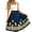 Dark Blue, variant on Oktoberfest Mug Border Print Pleated Midi Apron Skirt Women Large Matching Bow Four Way Stretch Festival Wrap Skirt One Size 1PC