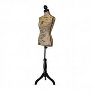 Vl16786 Classic 743 Mannequin, Female Display Dress Form, Made From Fiber Glass Covered In Cotton Mmaterial