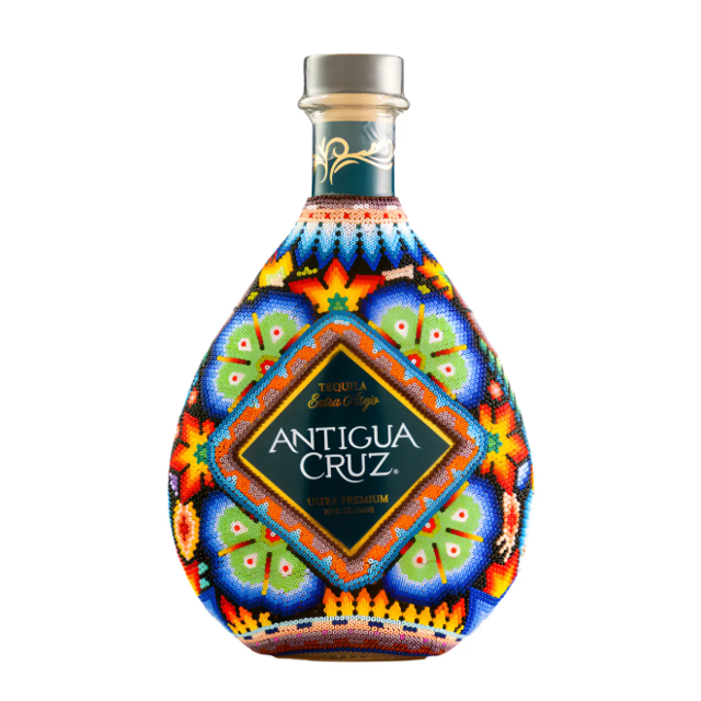 Tequila Antigua Cruz Extra Añejo Wirrárika 750 Ml Antigua Cruz Tequila Extra Añejo
