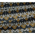 thumbnail image 5 of oneOone Viscose Jersey Fabric Diamond & Swirl Ikat Printed Craft Fabric BTY 60 Inch Wide, 5 of 5