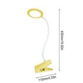 thumbnail image 3 of LED Clip Desk Light - USB Rechargeable, Flexible Gooseneck, Eye-Caring Night Light for Reading, Working, and Studying, 3 of 6
