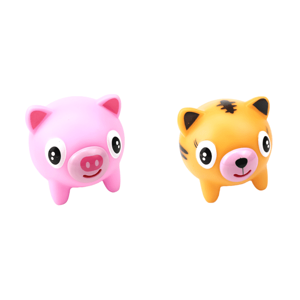 Squeeze Toys Soft Animal Fidget Toy Ansiedad Ucer Juego Sensorial (cerdo) Rojo Rosa