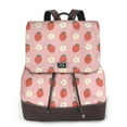 thumbnail image 1 of Balery Strawberry Mochila de Cuero para Mujeres, Gran Capacidad, Bolsa de Viaje Multifuncional, Mochila de Cuero y Bolsa de Hombro para Mujeres, 1 of 4