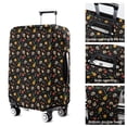 thumbnail image 5 of Black Skull Pineapple Flower Pattern Luggage Cover Fashion Suitcase Cover Baggage Covers Fit 25-28 Inch Luggage (Go Travel), 5 of 5