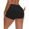 thumbnail image 2 of DARING DIVA Women's Plus Full Coverage High Waisted Ice Silk Underwear XXL Black, 2 of 6