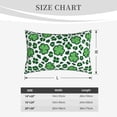 thumbnail image 6 of Bixox Leopard print St. Patrick's Day Printed Pillow Protector,Super Soft Ideal for Home,Guests,Rentals - 16"x24", 6 of 8
