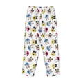 thumbnail image 5 of Xecao French Bulldog With Coffee Cup Women's Straight Lounge Pajama Pants: The Epitome of Relaxed Sleepwear, 5 of 9
