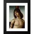 thumbnail image 2 of Antonio De Saliba 11x14 Black Modern Framed Museum Art Print Titled - St. Sebastian at the Column (ca. 1475 - 1500), 2 of 5