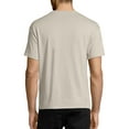 thumbnail image 3 of Hanes Men's and Big Men's Ecosmart Short Sleeve Tee, Up To Size 3XL, 3 of 6