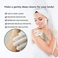thumbnail image 3 of EvridWear Exfoliating Bath Gloves for Woman Girl 1 Pair Light (White), 3 of 8