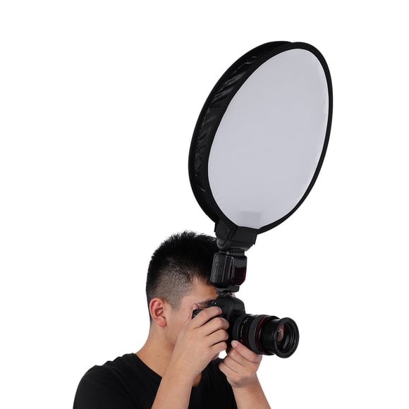 Difusor de iluminación de Flash ANGGREK Softbox fotográfico Universal portátil 40 cm para cámara Digital Speedlite Externa